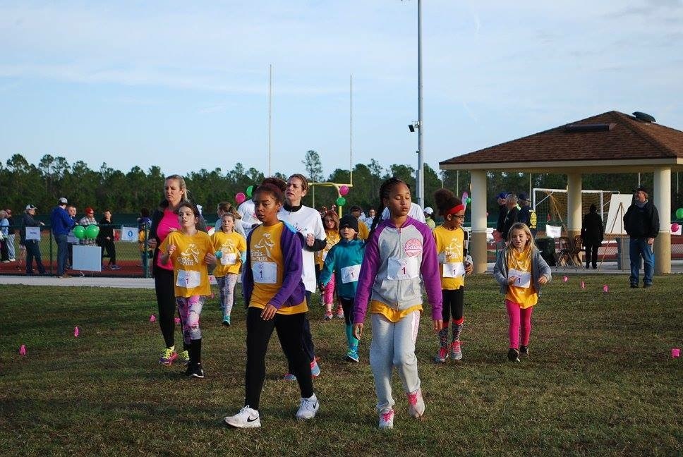 Participants of the Girls on the Run 5K. Photo courtesy of Ashley Novak