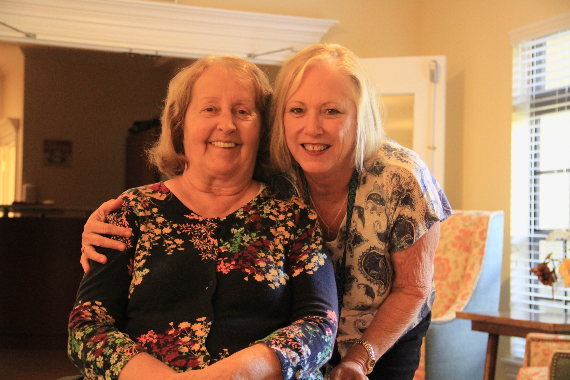 Bobbi Lynch, business office manager, with Sue Braddock. Photo by Nichole Osinski