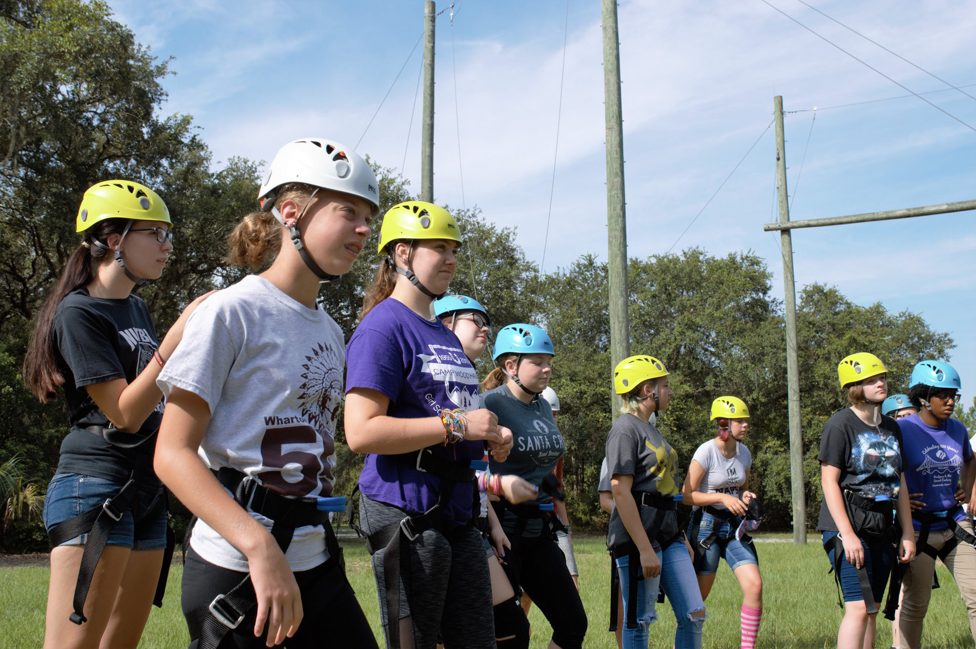 Girl Scouts during one of their many activities planned throughout the year. Photo courtesy of the Girl Scouts of Citrus Council