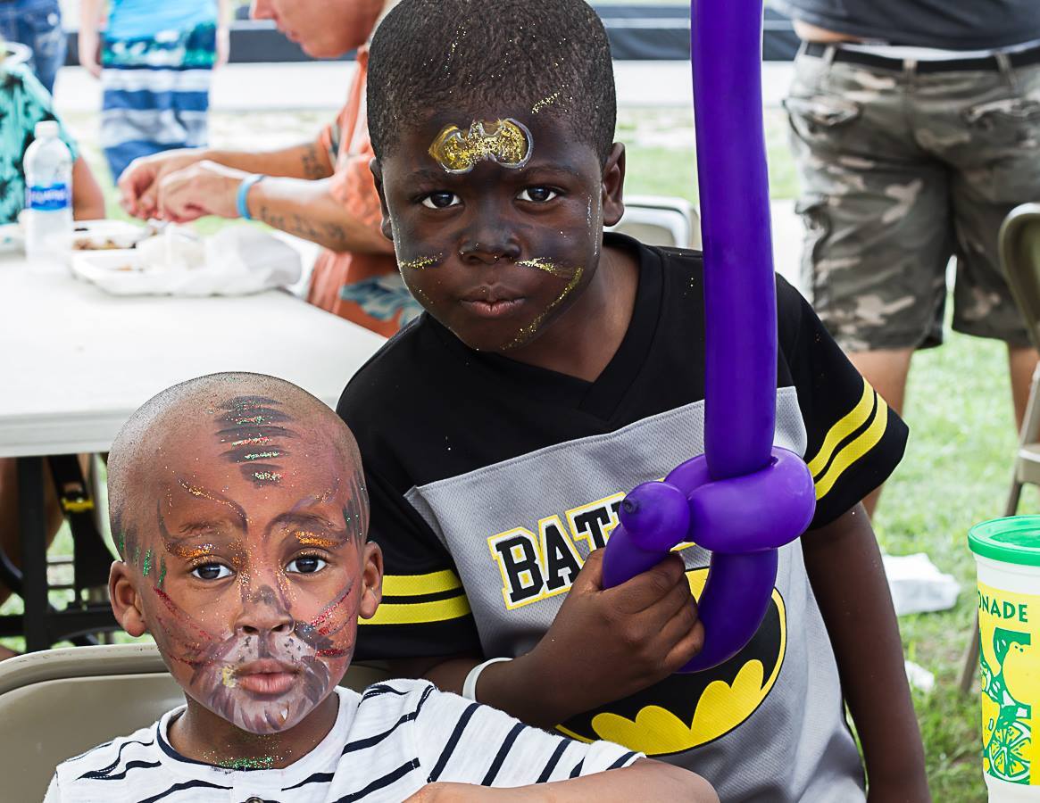 Children have their faces painted during Family Days. Photo courtesy of Port Orange Community Trust