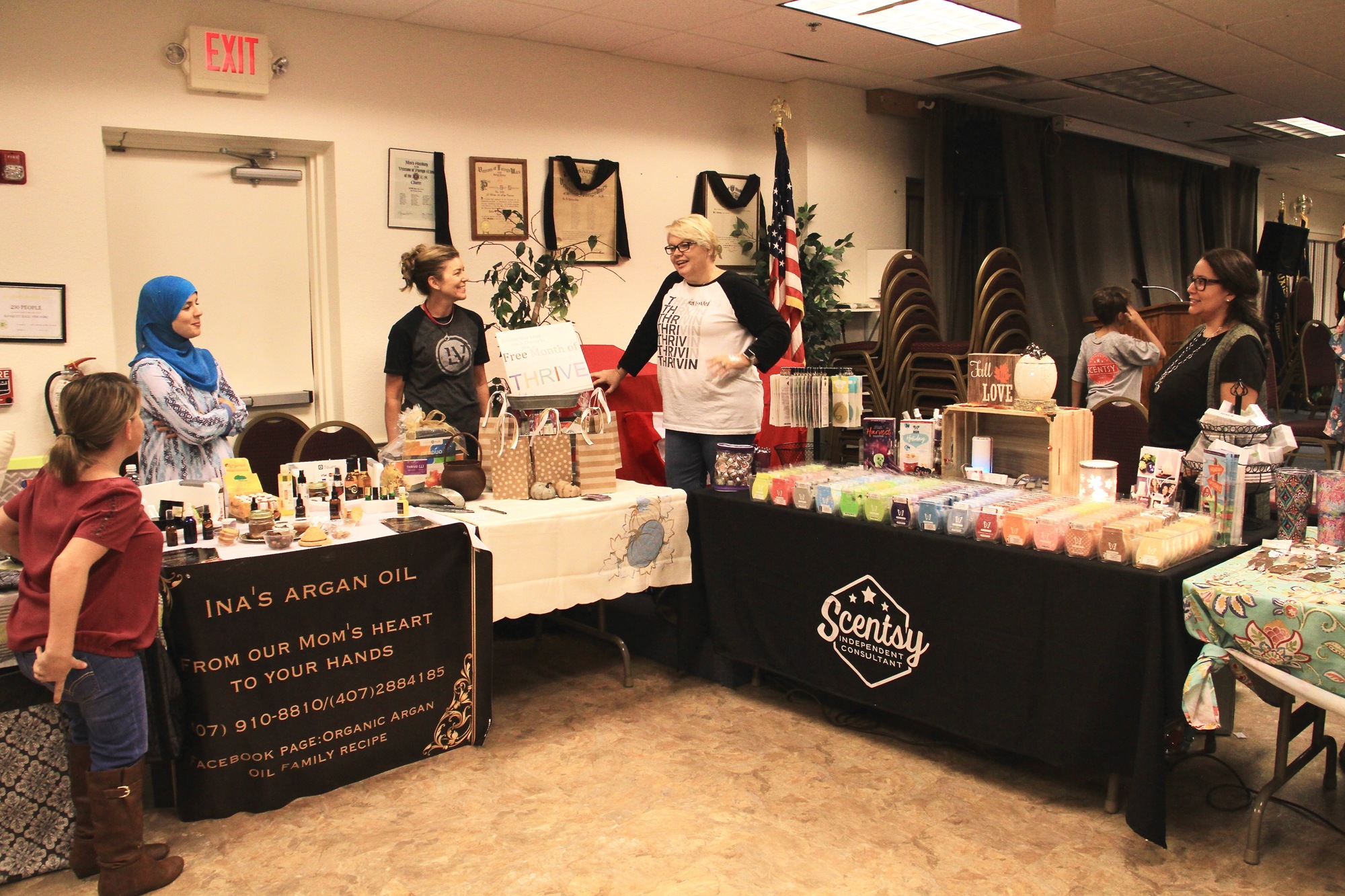 Vendors at the Just Us Girls event. Photo by Nichole Osinski