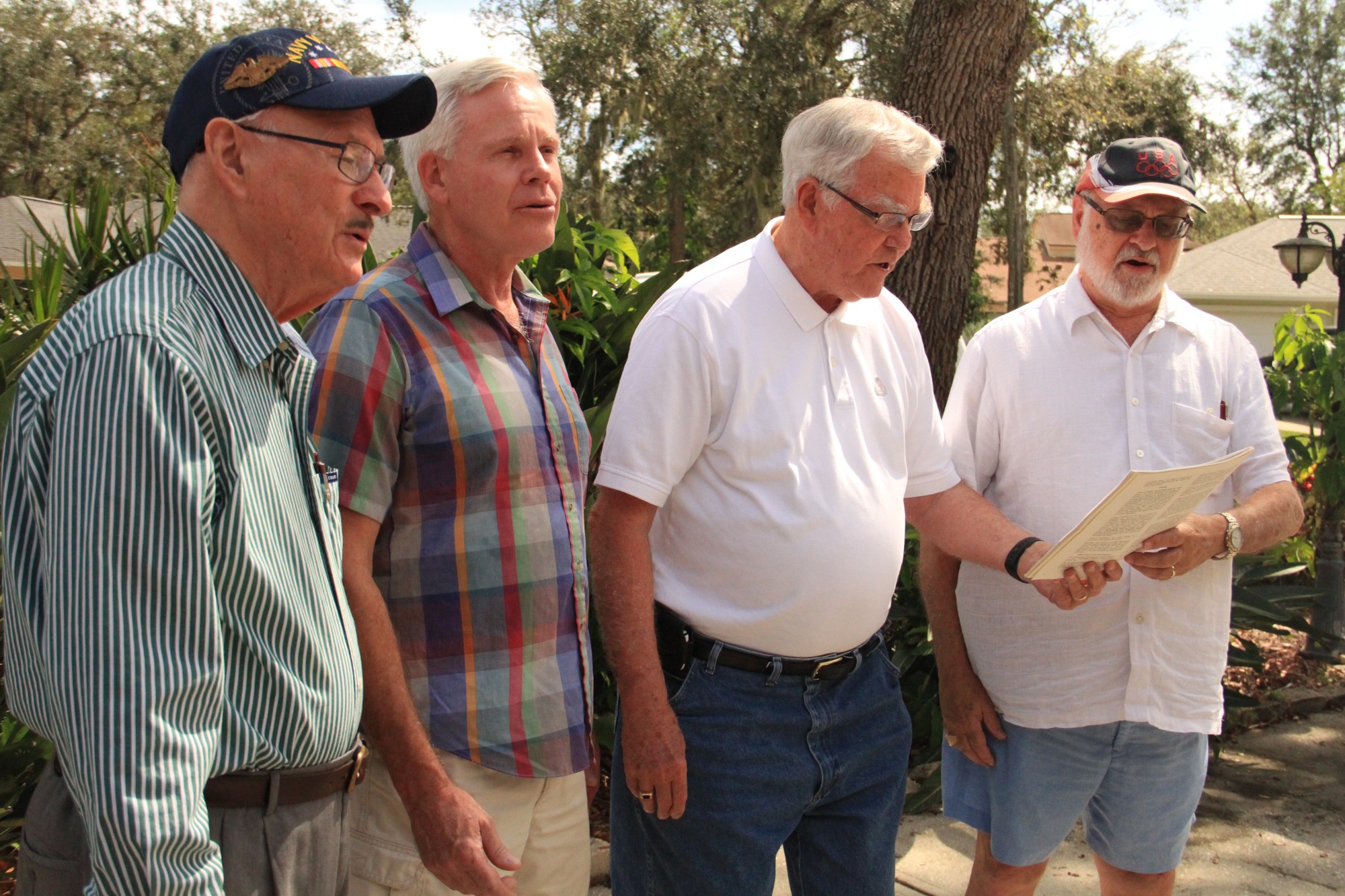 Ed Bourgeois, Jim Bowen, John Cormack and Paul Adams. Photo by Nichole Osinski