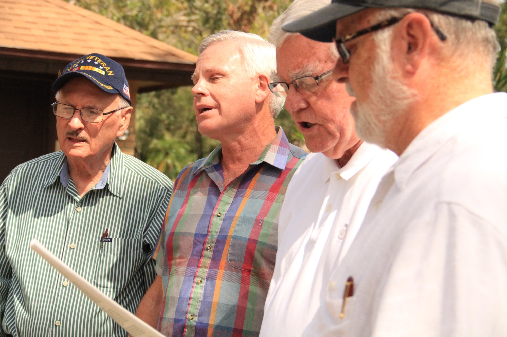 Ed Bourgeois, Jim Bowen, John Cormack and Paul Adams. Photo by Nichole Osinski