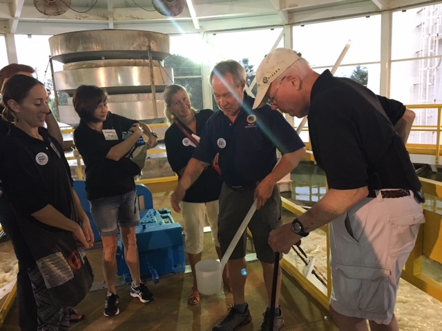 Residents tour the city's water treatment plant. Photo courtesy of the city of Port Orange