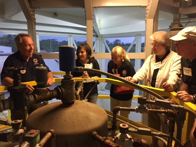 Residents tour the city's water treatment plant. Photo courtesy of the city of Port Orange