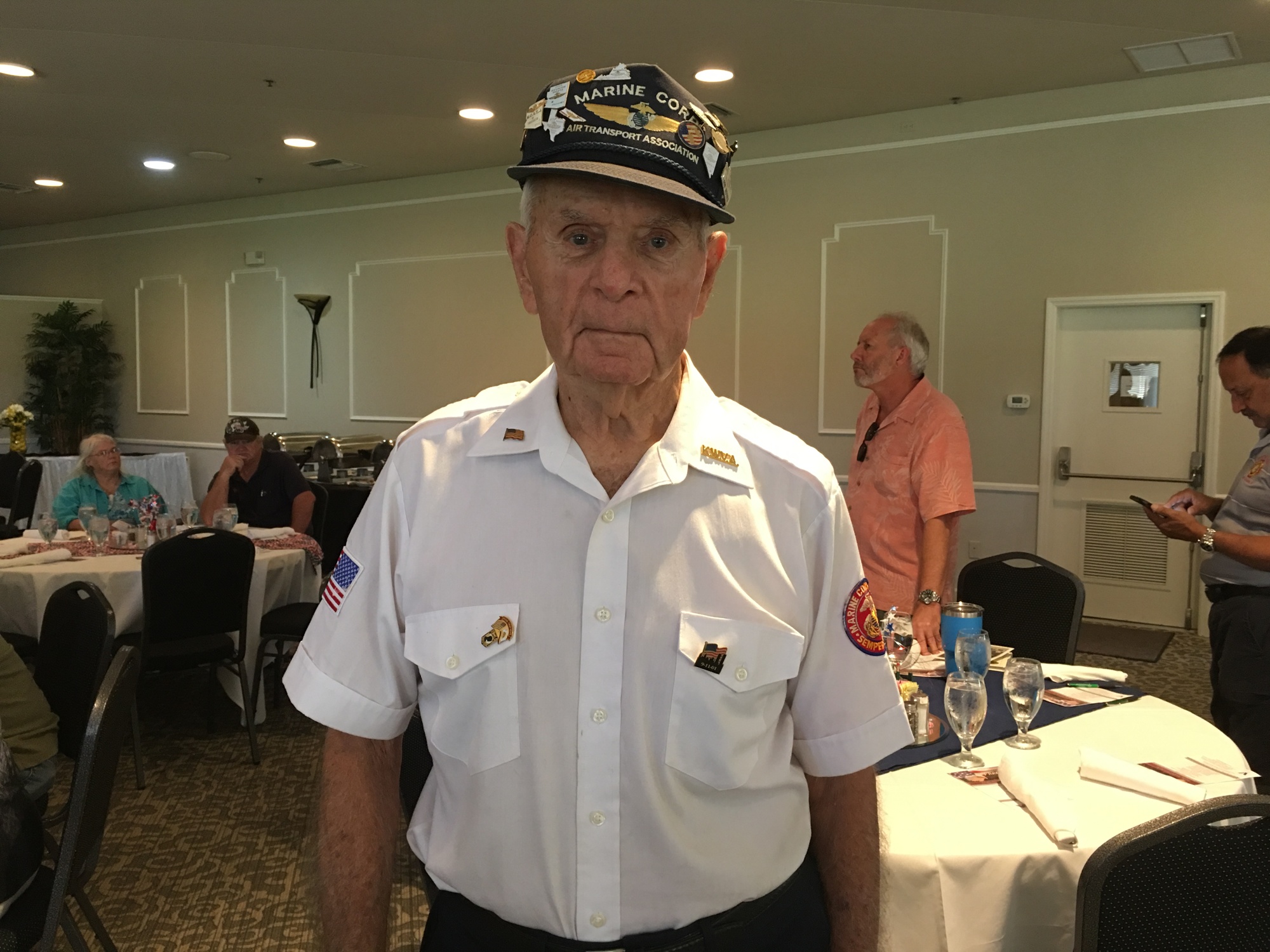 Tommy Mabe, a World War II veteran. Photo by Nichole Osinski