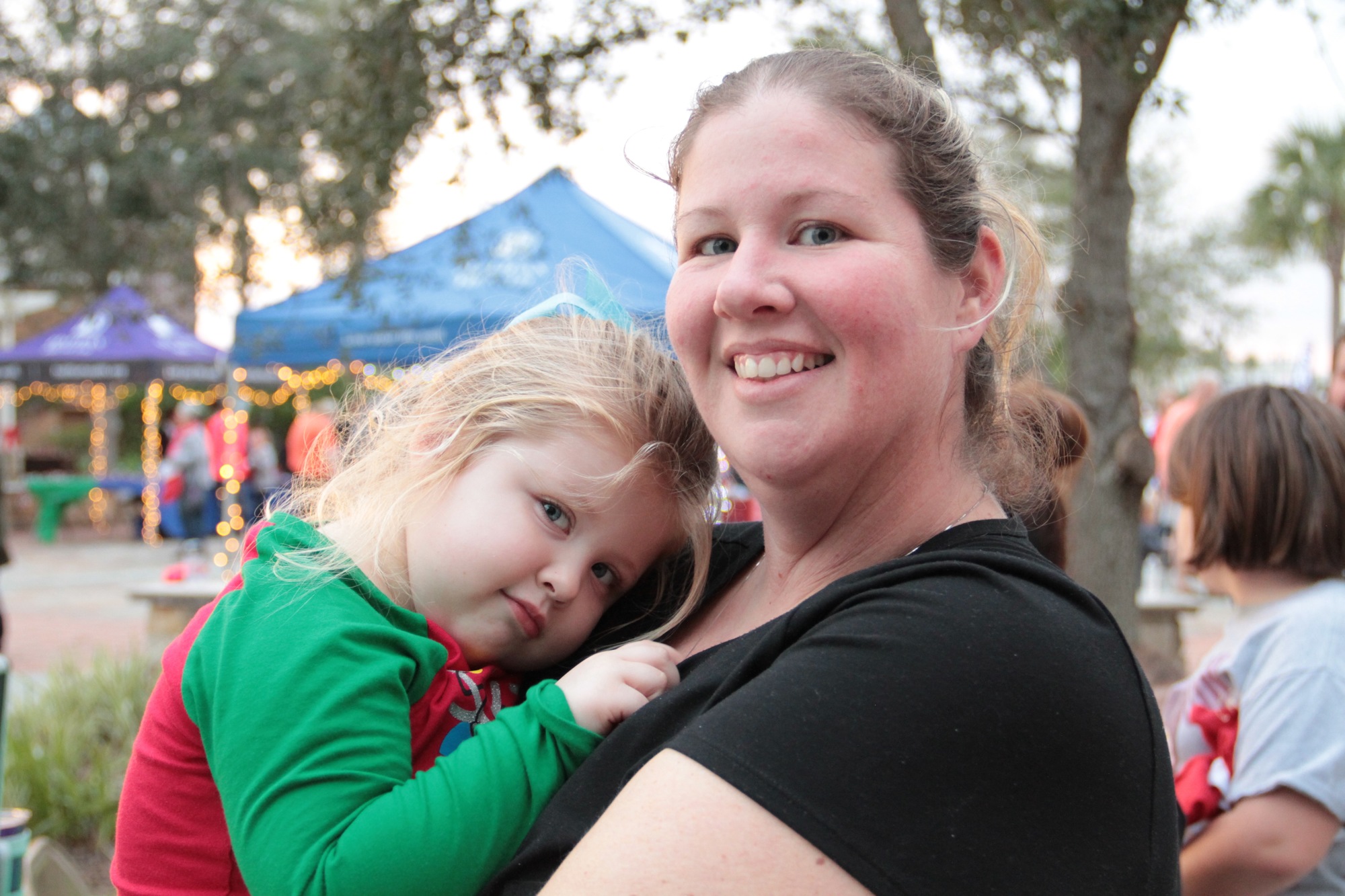 Megan Harvell at the event with her daughter Brielle Harvell. Photo by Nichole Osinski