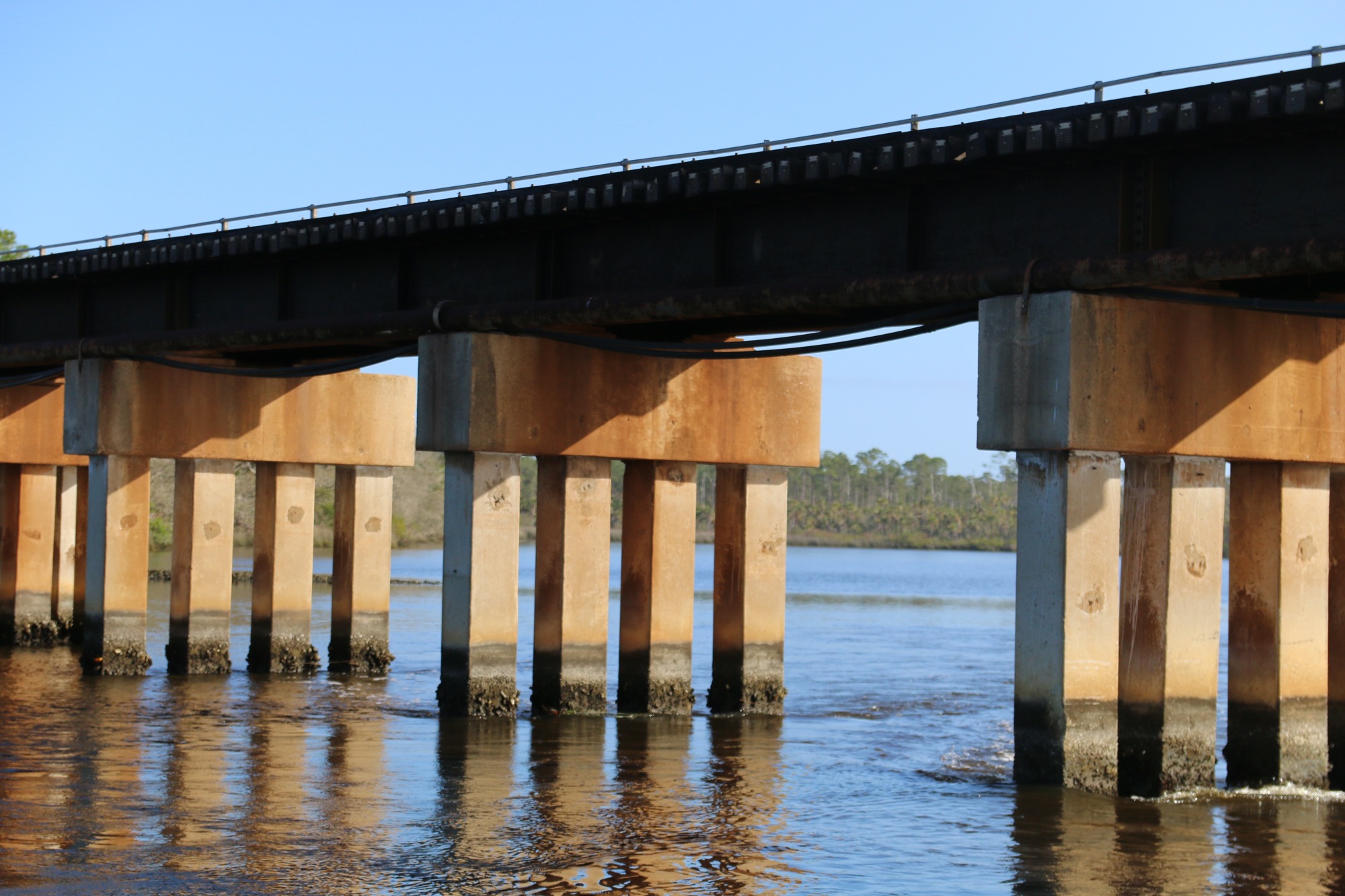 The  train trestle at Spruce Creek. Photo by Nichole Osinski