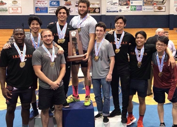 Spruce Creek celebrates its state championship win. Photo courtesy of David Nelson