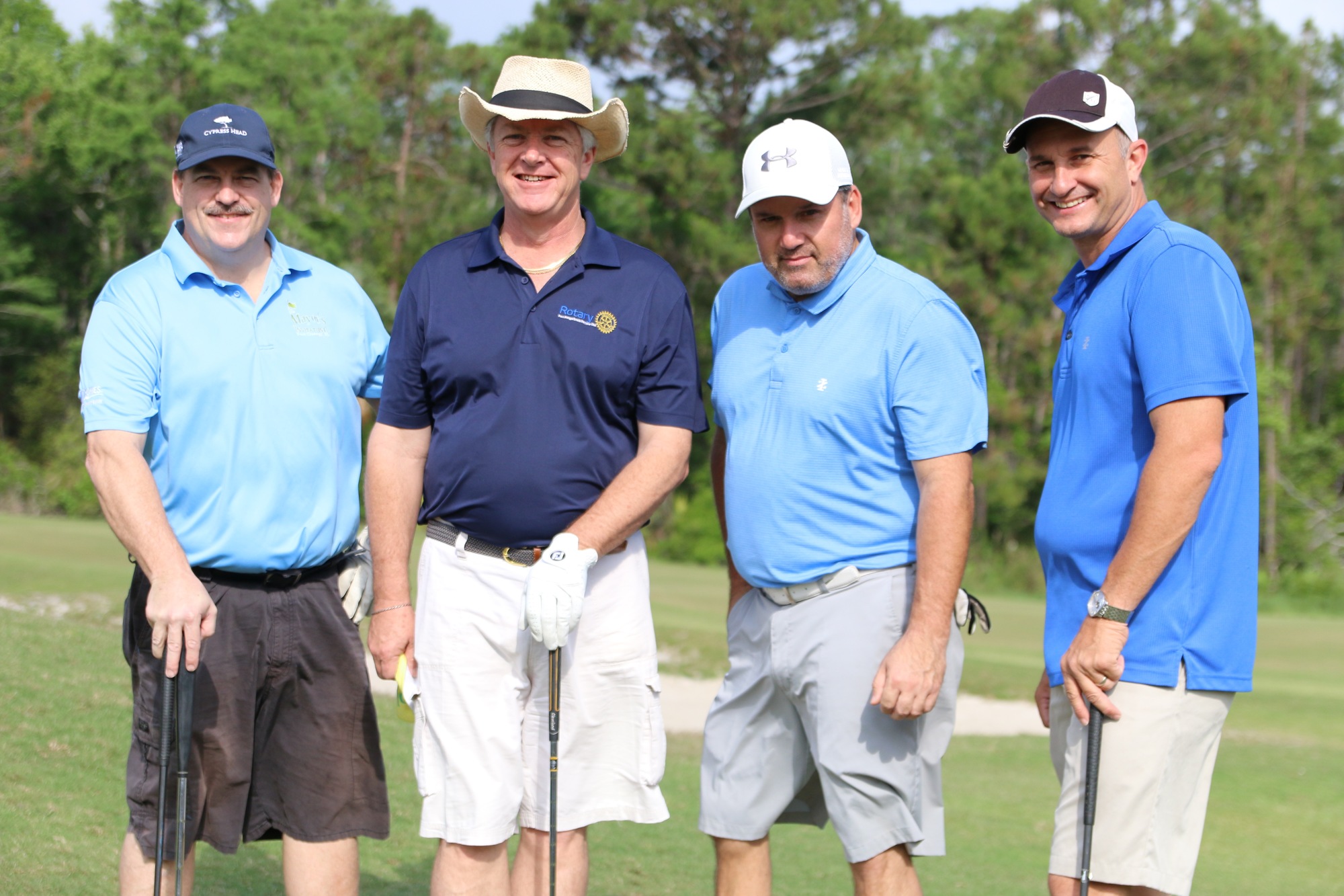 Mayor Don Burnette, Tom Jordan, Matt Cheselka and Darin Burton. Photo by Nichole Osinski