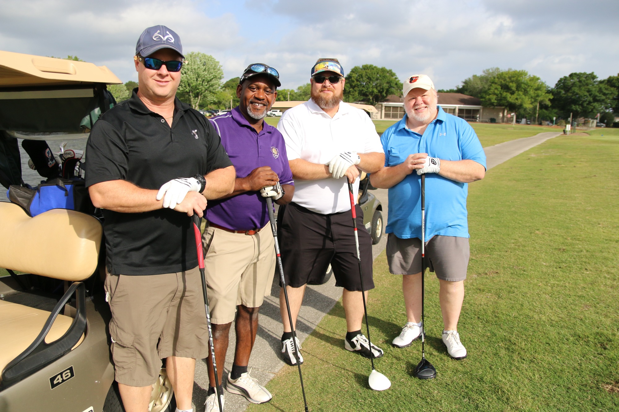 Steve Provo, Herman Parker, Aaron Woodard and Curt Burner. Photo by Nichole Osinski