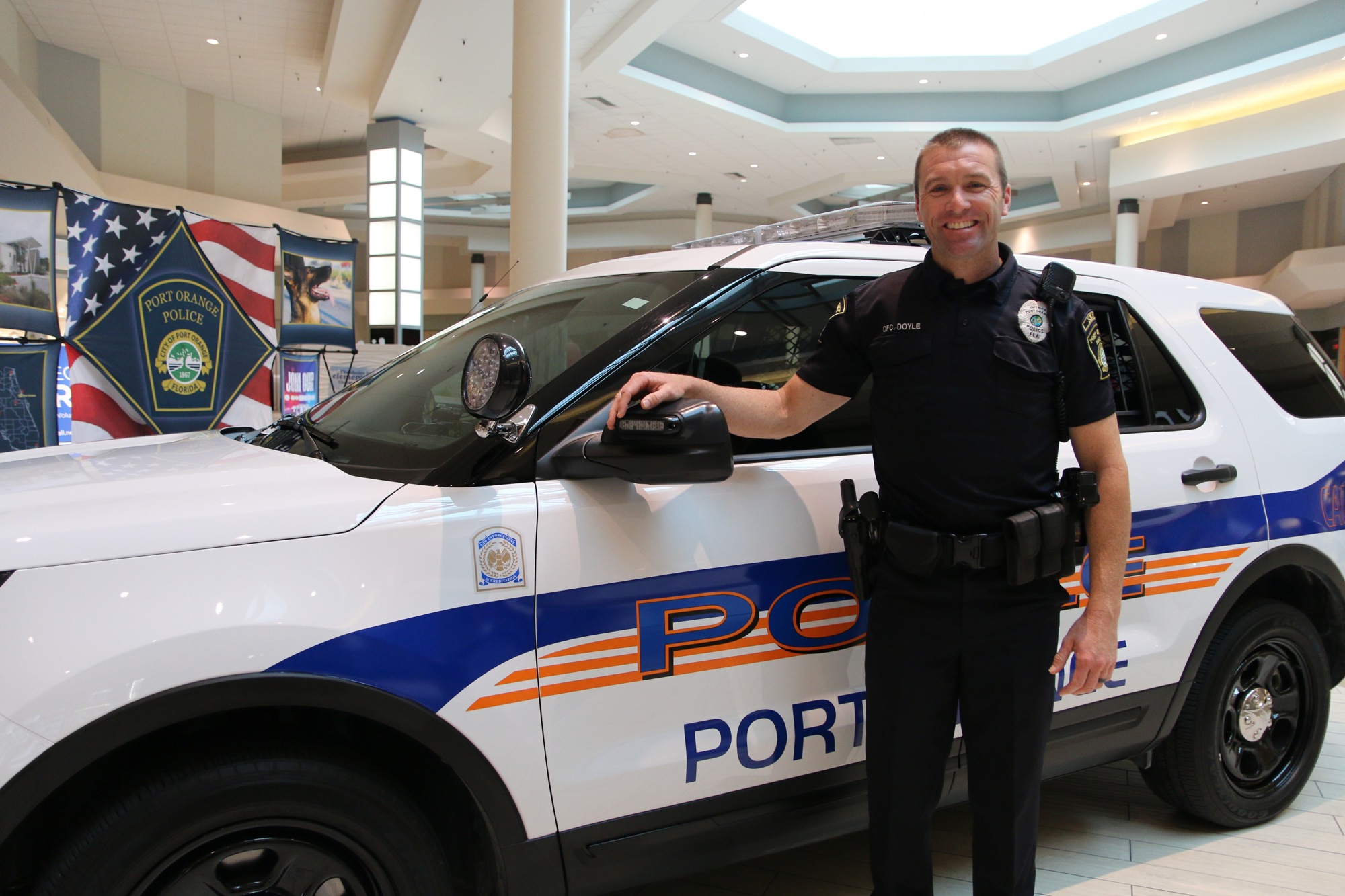 Port Orange police spokesman Officer Evan Doyle. Photo by Nichole Osinski