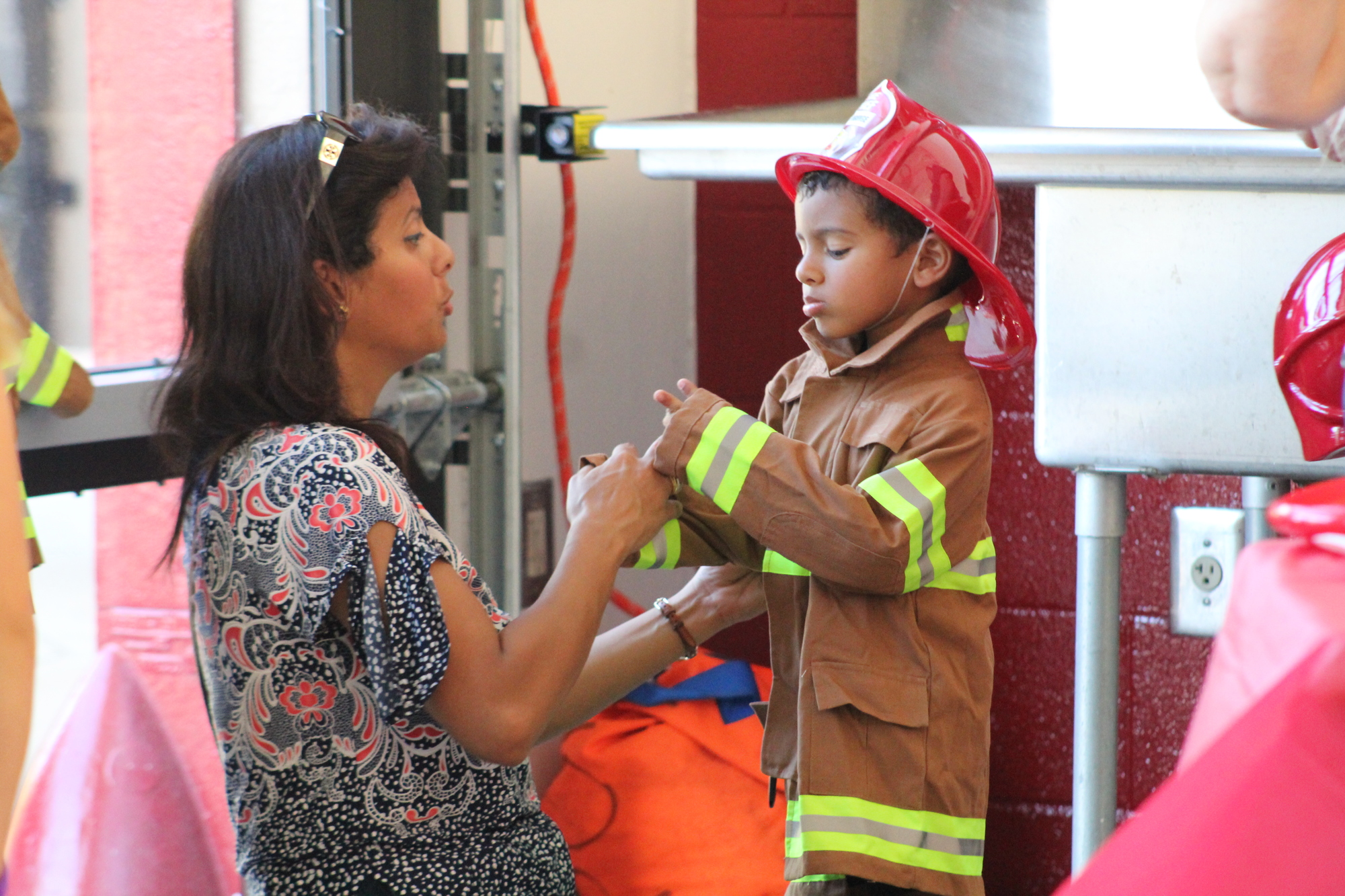 Port Orange Fire and Rescue received a grant from Port Orange Family Days Community Trust to purchase youth-sized bunker gear, firefighter hats and other educational props.