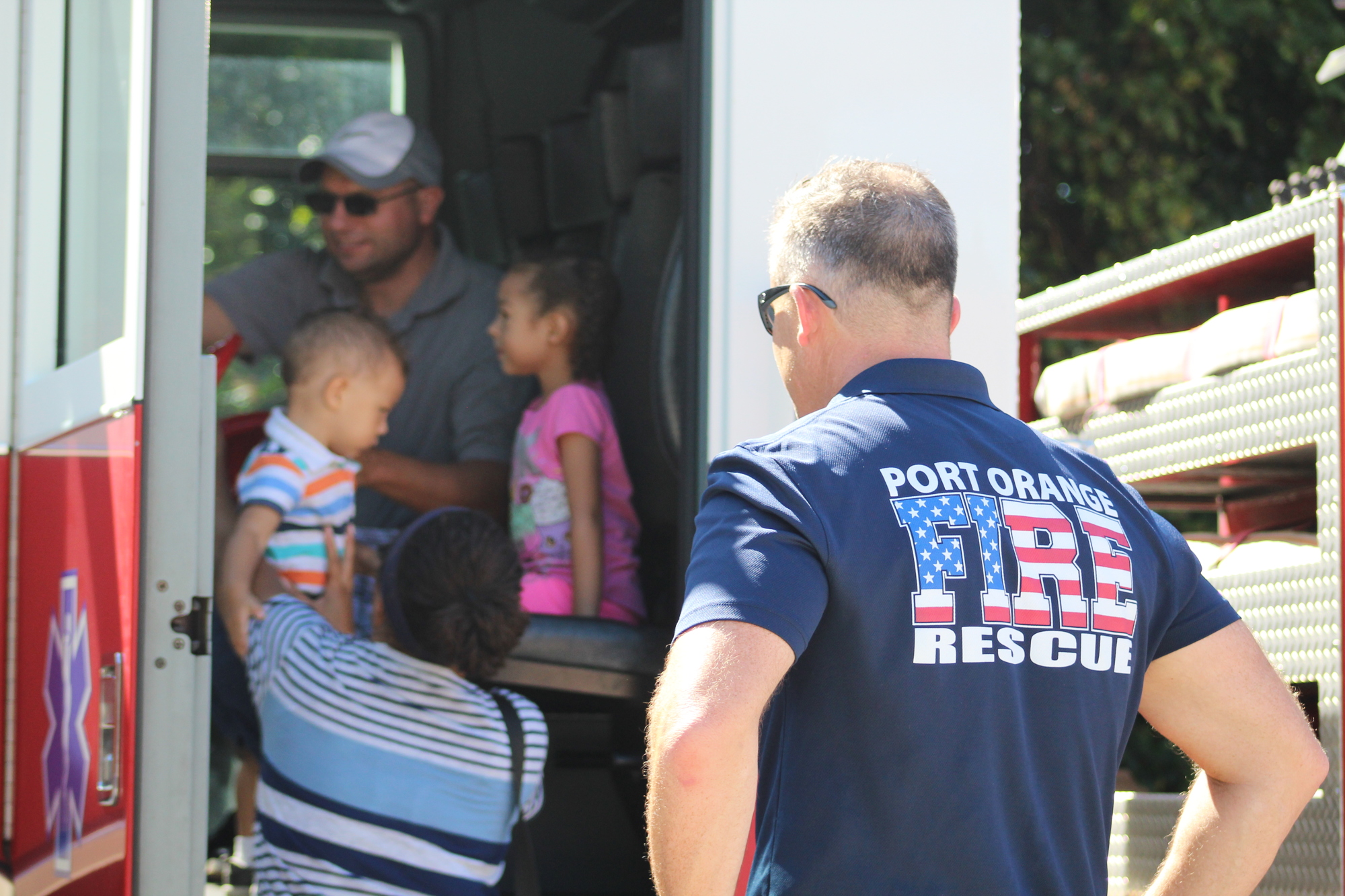 Port Orange Fire and Rescue's second annual open house let children and families interact with firefighters in order to build a stronger relationship with them. 