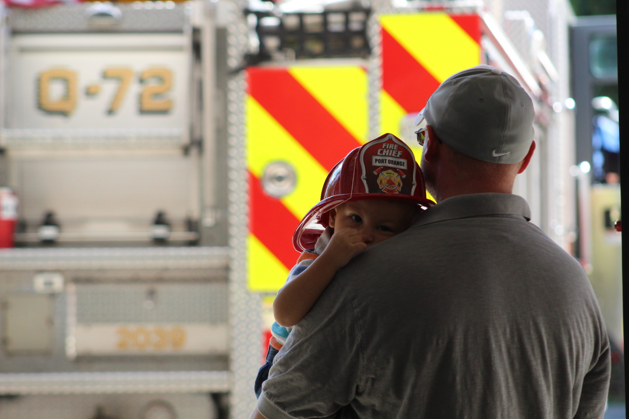 Firefighters said its never too early to teach children about fire safety. Children as young as two and three years old attended the annual open house. 