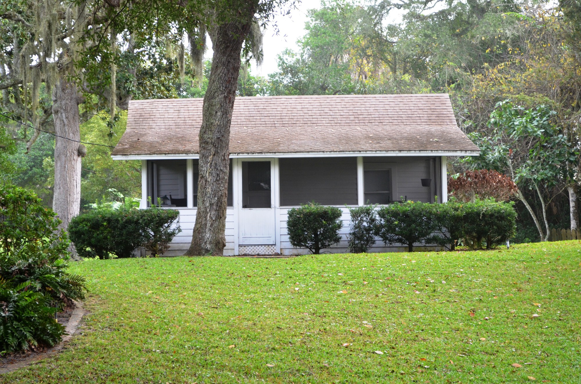 The cottage at 659 John Anderson Drive was used as quarters for workers in an orange grove.