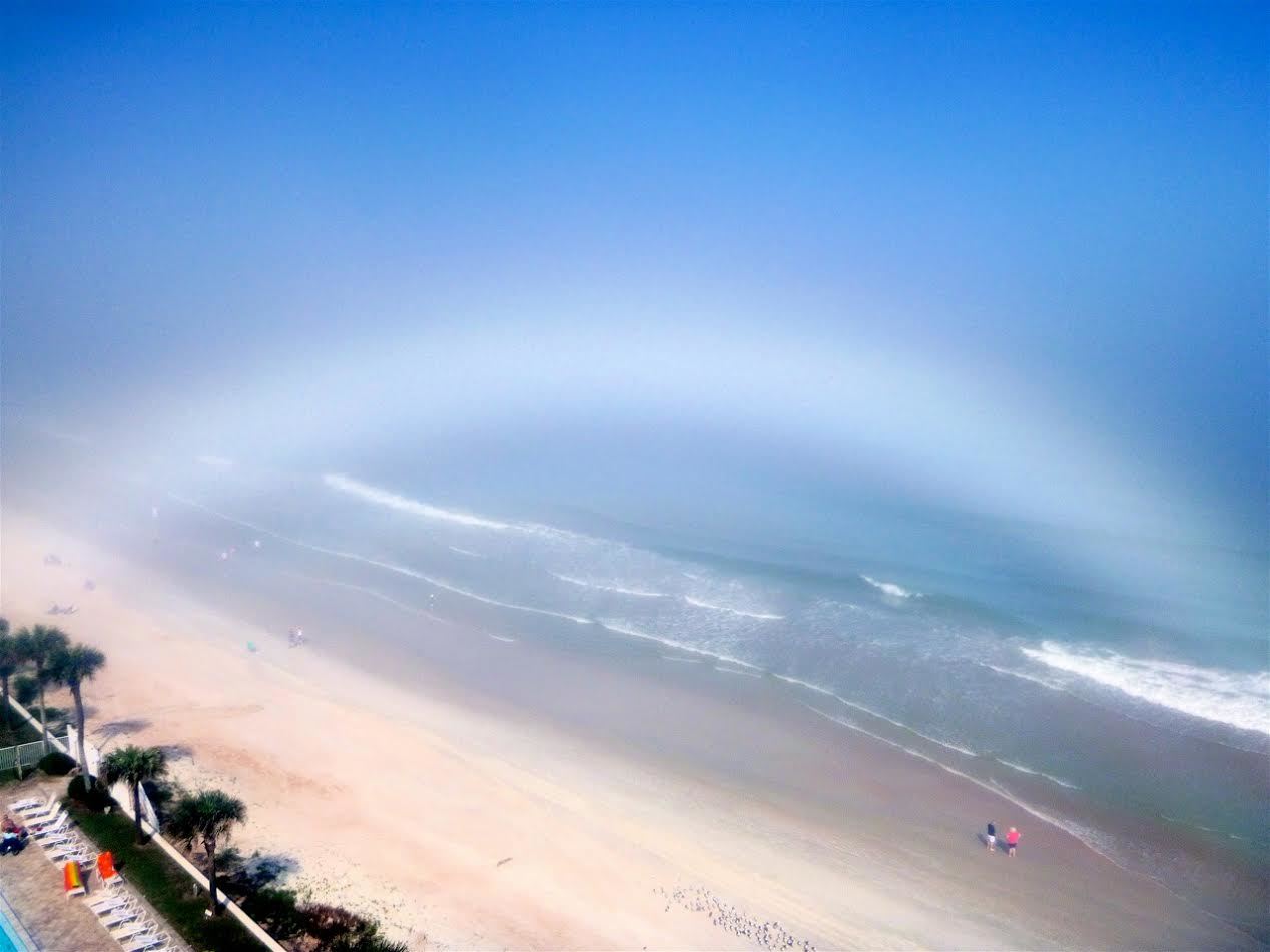 An unusual weather phenomenon known as a fog bow was captured by J. Walker Fischer Feb. 2 in Ormond-By-The-Sea. 
