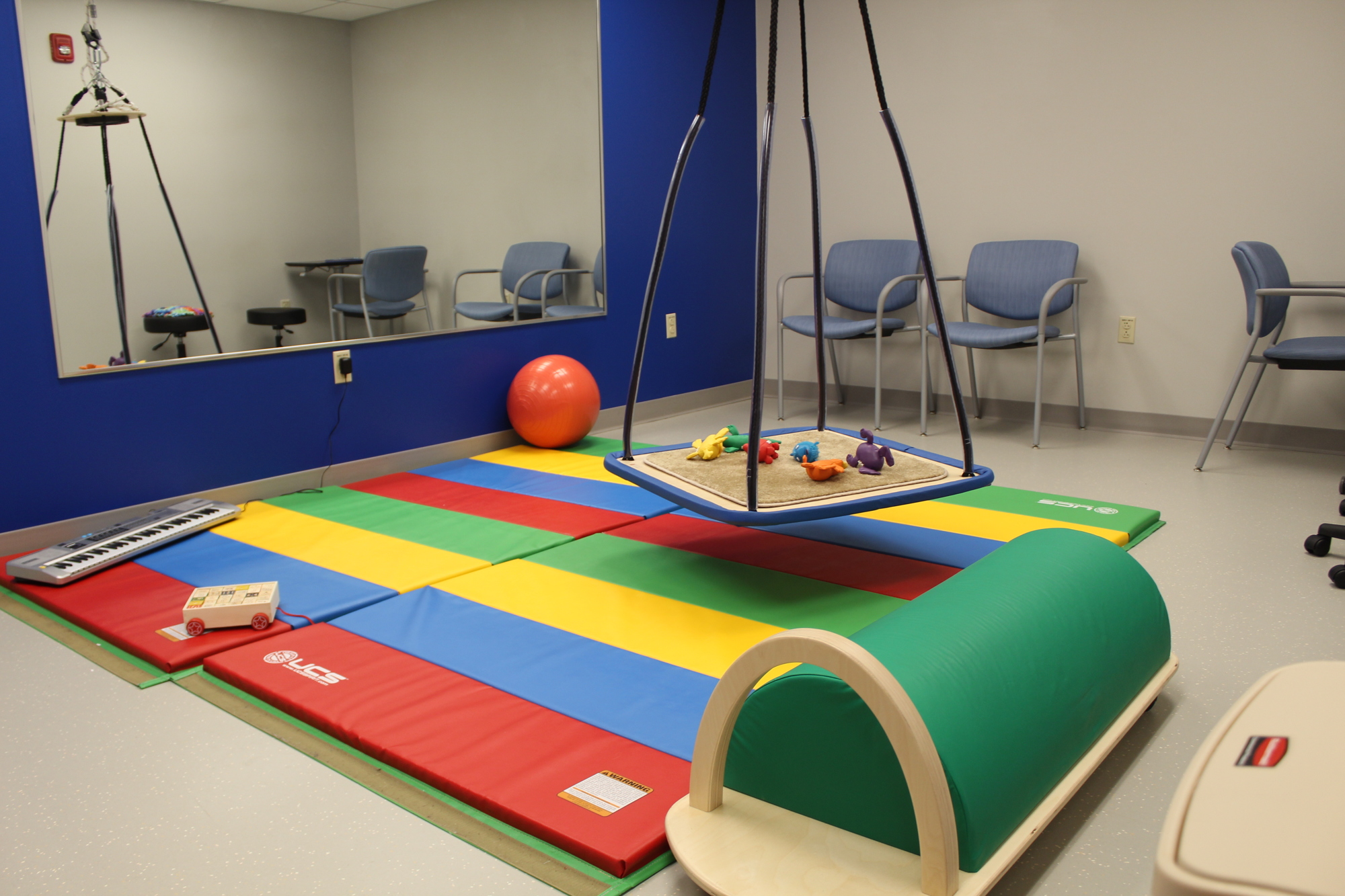 The occupational therapy room at Halifax Health's new pediatric rehabilitation therapy clinic. Photo by Jarleene Almenas