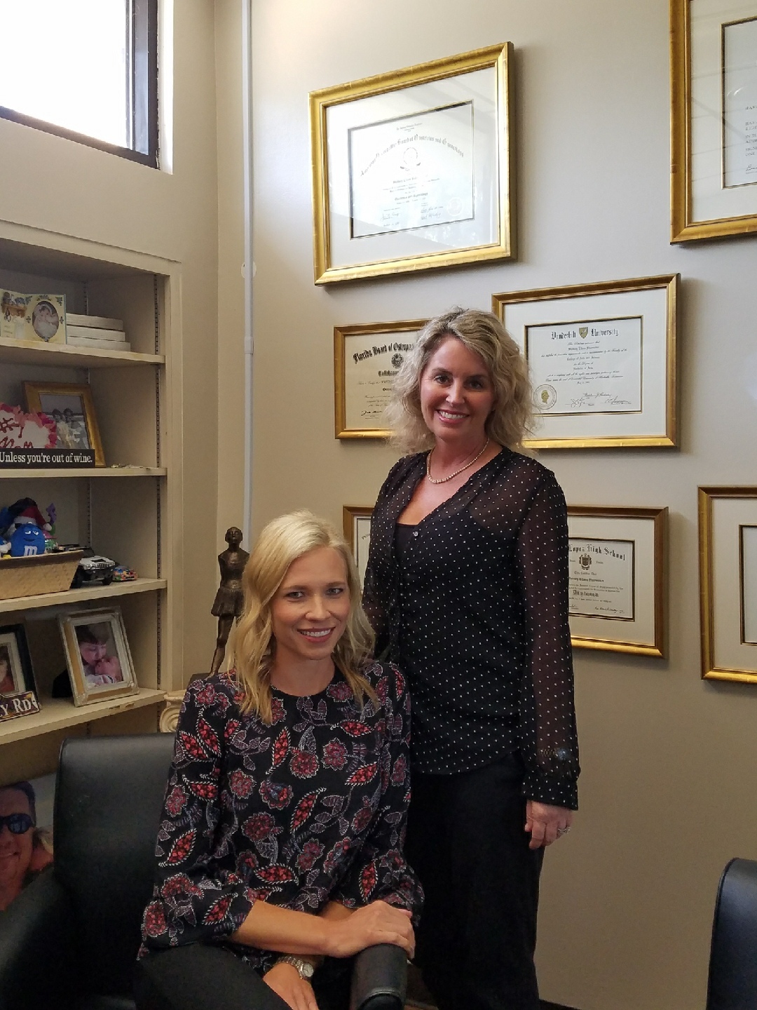 Kelli Marchewka, P.A.-C, seated, recently joined Dr. Whitney Shoemaker at The Gynecology Center in Ormond Beach. Courtesy photo