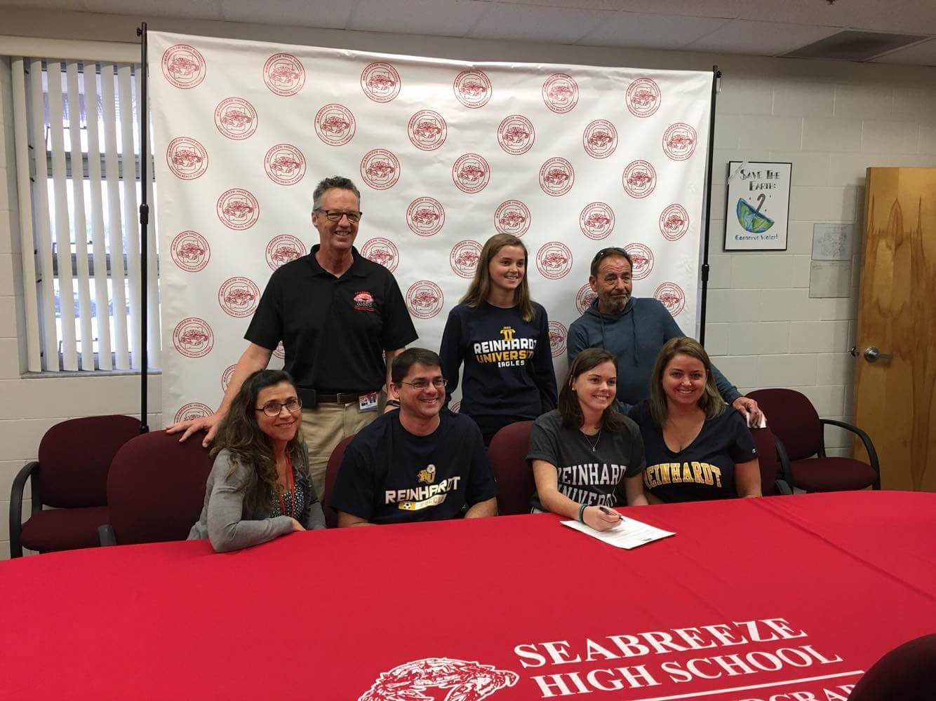 Kaylee Haas from Seabreeze High School commits to play soccer at the next level at Reinhardt University. Photo courtesy of Renee Haas