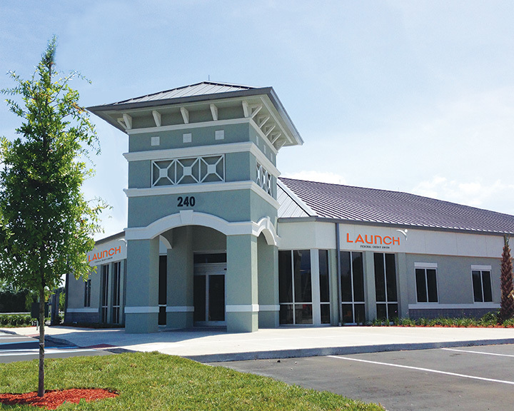 Launch Federal Credit Union 's new location in Ormond Beach.