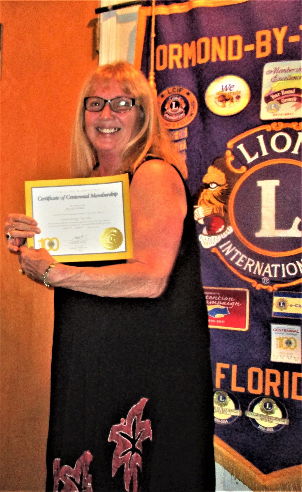 The newest OBTS Lions Club Member, Joyce Juliano. Courtesy photo