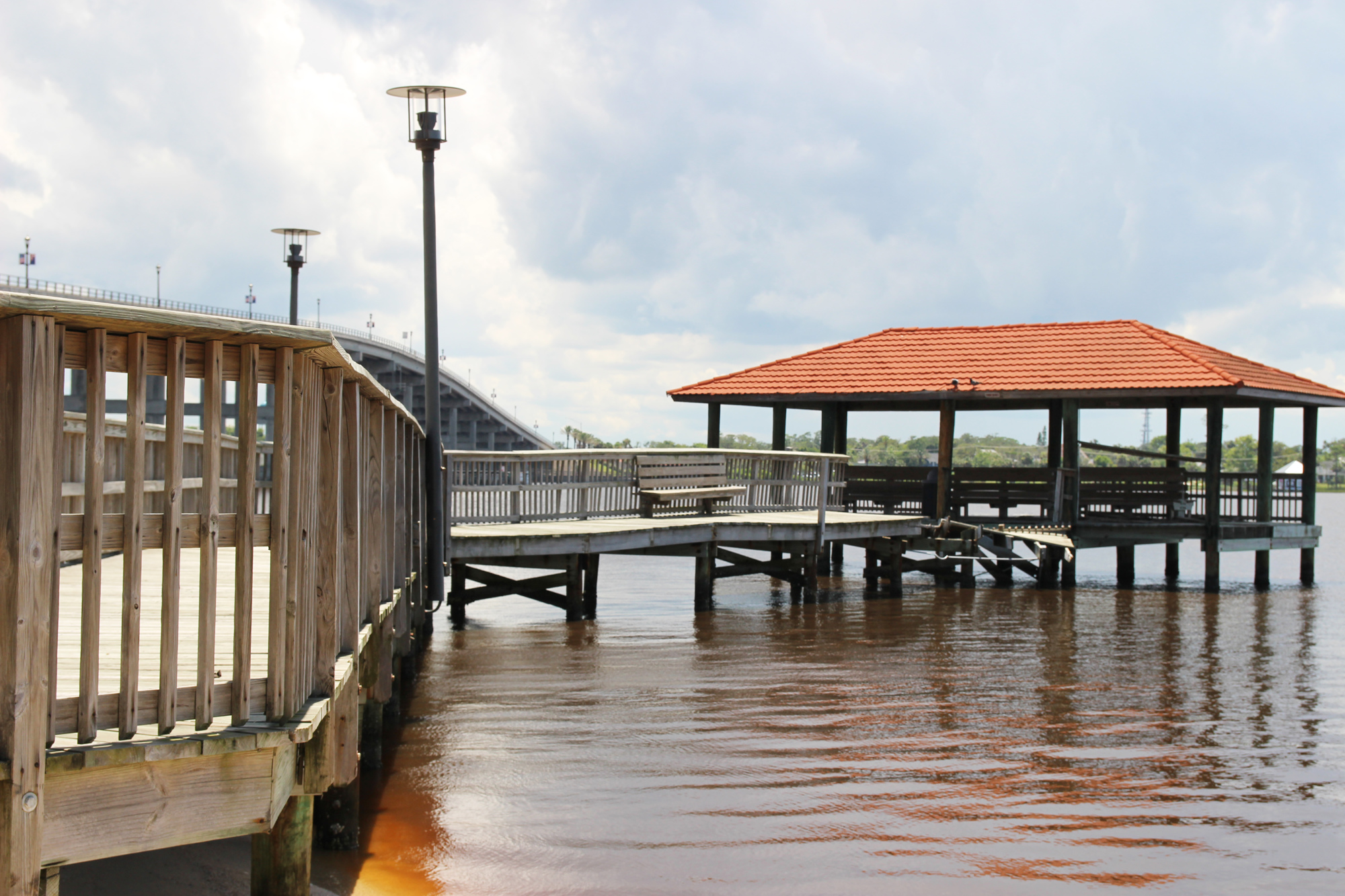 The fishing pier at Fortunato Park has been closed since Hurricane Irma. Photo by Jarleene Almenas