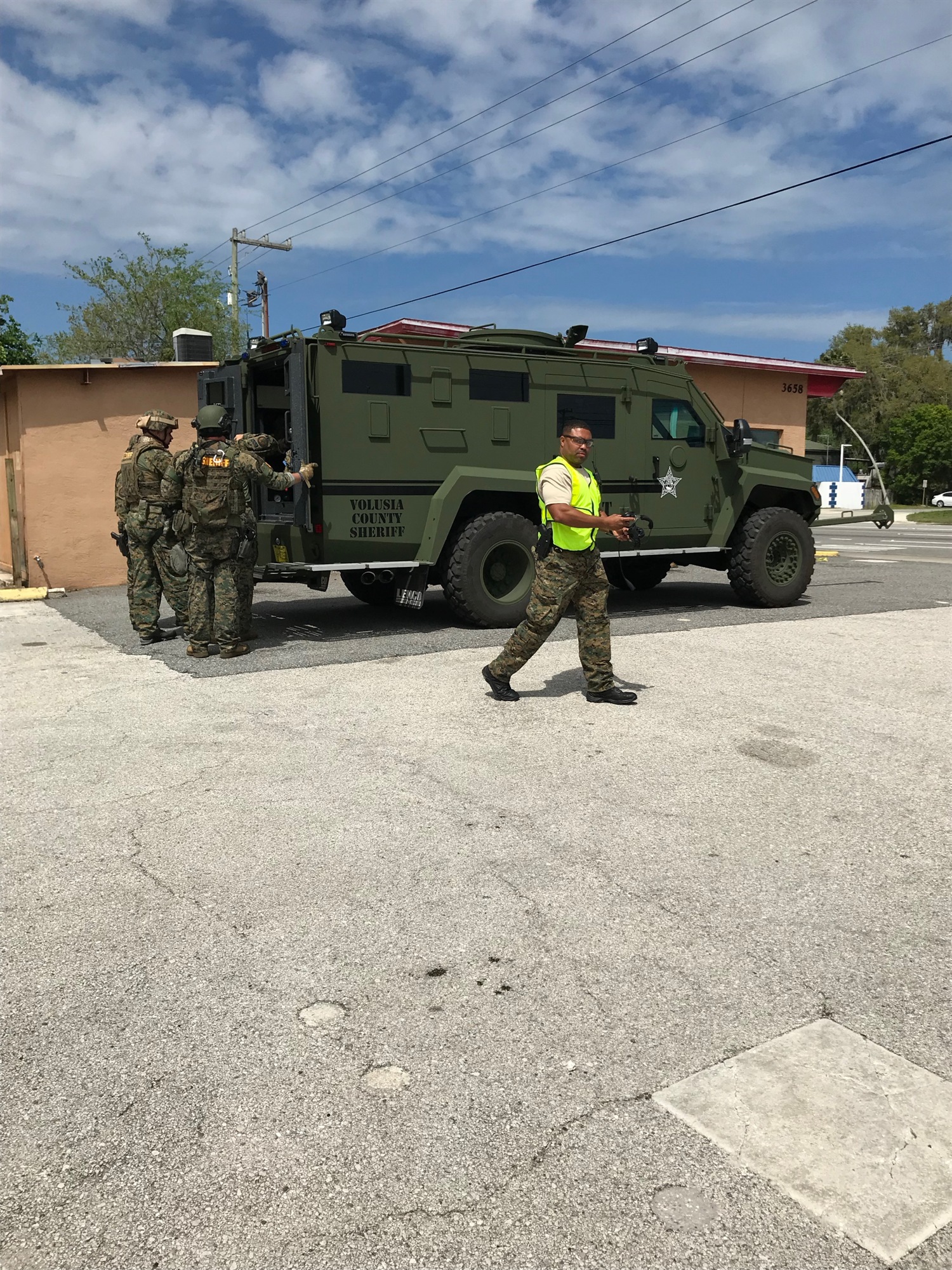 Lieutenant Israel and SWAT with Volusia County Sheriff's Department. Photo by Tanya Russo