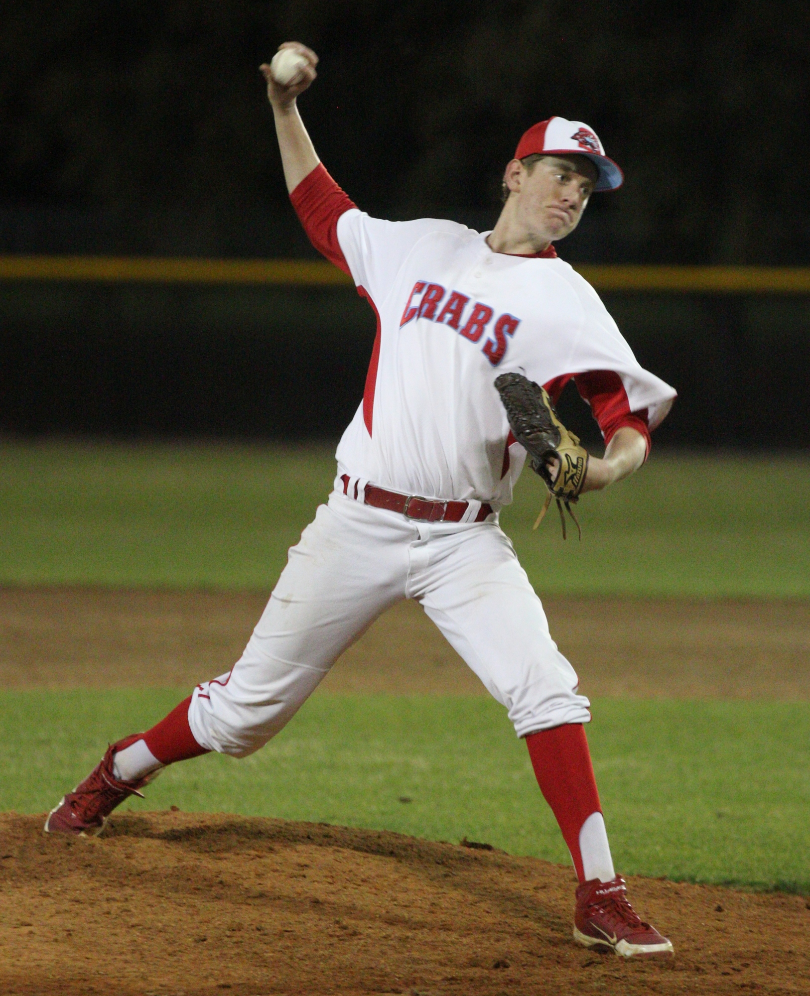 Pitcher Noah Jensen allowed no hits in the final inning of the game.