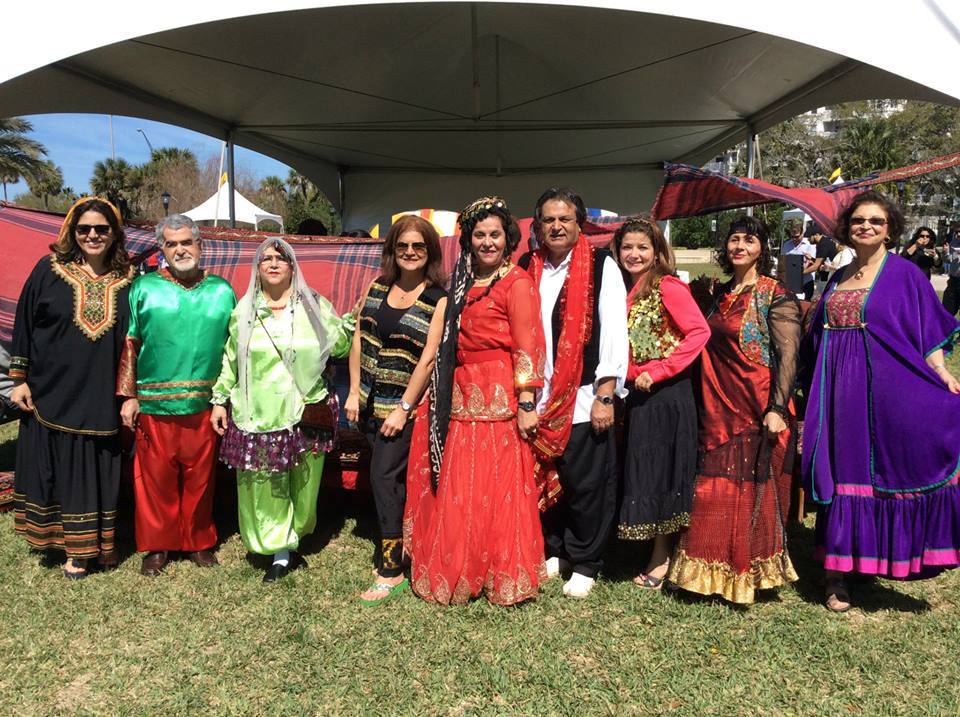 Costumes for the Nowruz festival are colorful.