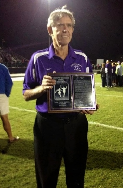 Buzz Porter gets inducted into his high school's Athletic Hall of Fame. Courtesy photos