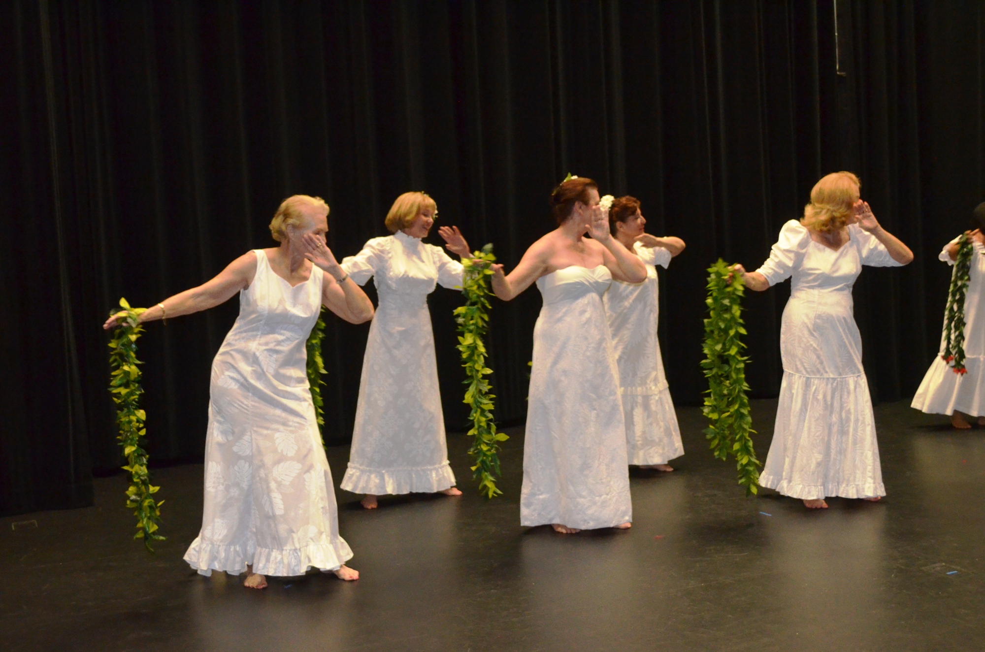 Dancers perform a hula number from “South Pacific.”
