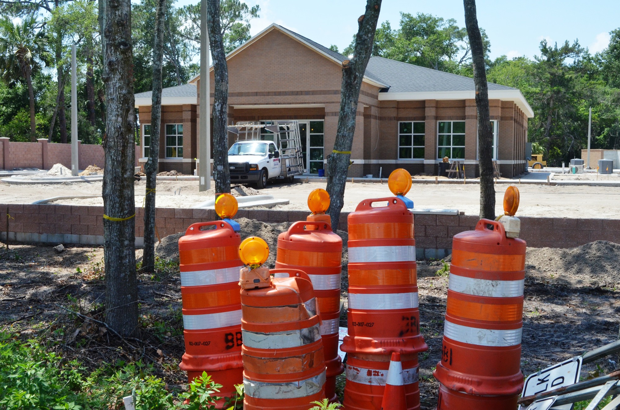The Vystar Credit Union is expected to open by September.