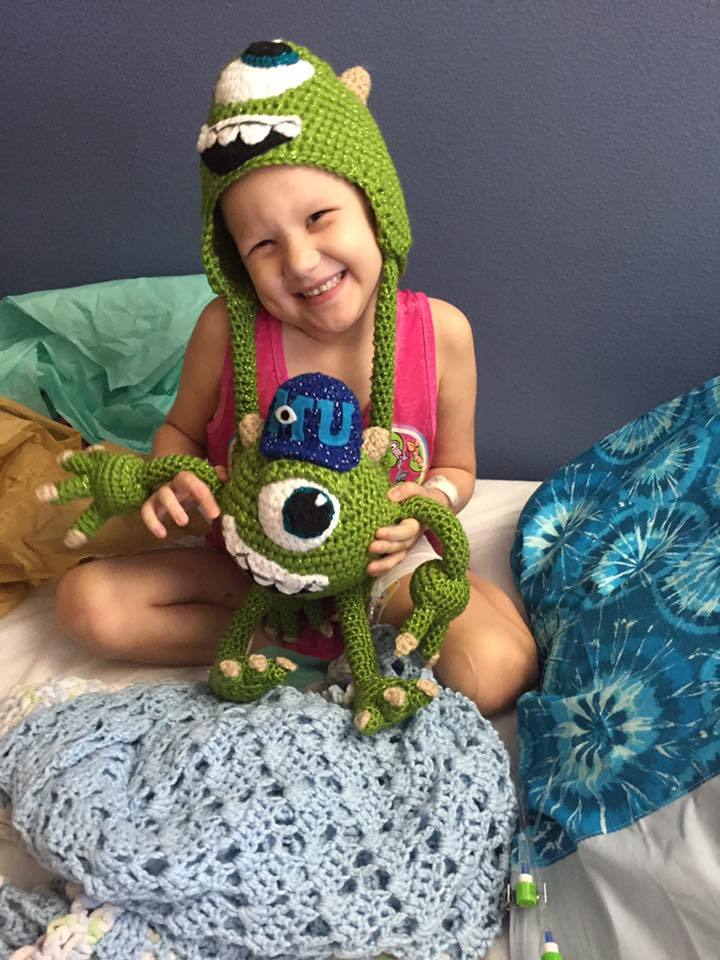 Right before learning she was cancer-free, Amanda Bear posted this photo of her daughter on their Facebook Page, Love for Lyla (Courtesy photo).