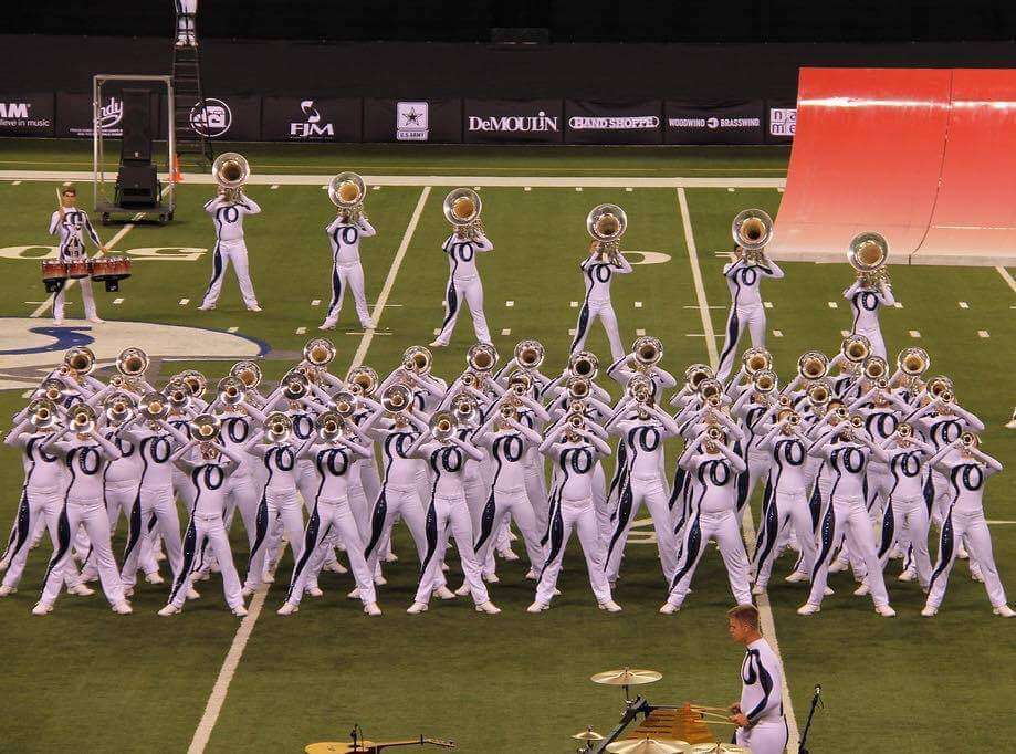 The Bluecoats perform in 30 different venues across the country during DCI's summer tour.