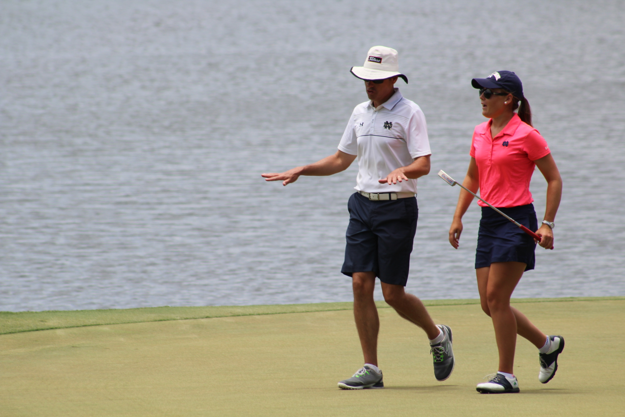 Emma Albrecht boasts that she can now beat her father, Eric, on a regular basis. Photos by Jenna Masnyk