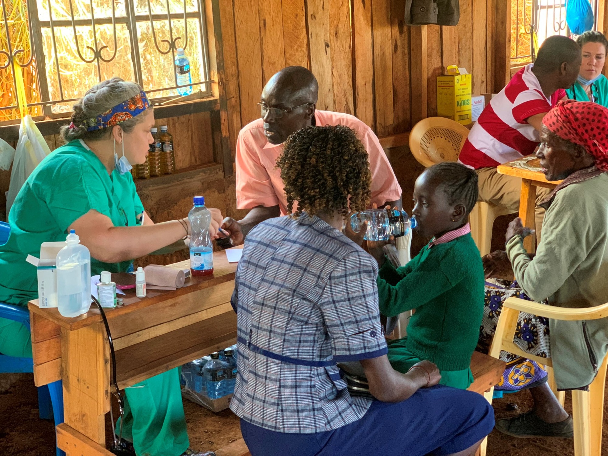 AdventHealth Daytona Beach employees volunteered for a mission trip to Africa, caring for thousands during medical clinics in villages throughout Kenya. Shown is Kandace Vagovic, a physician assistant.