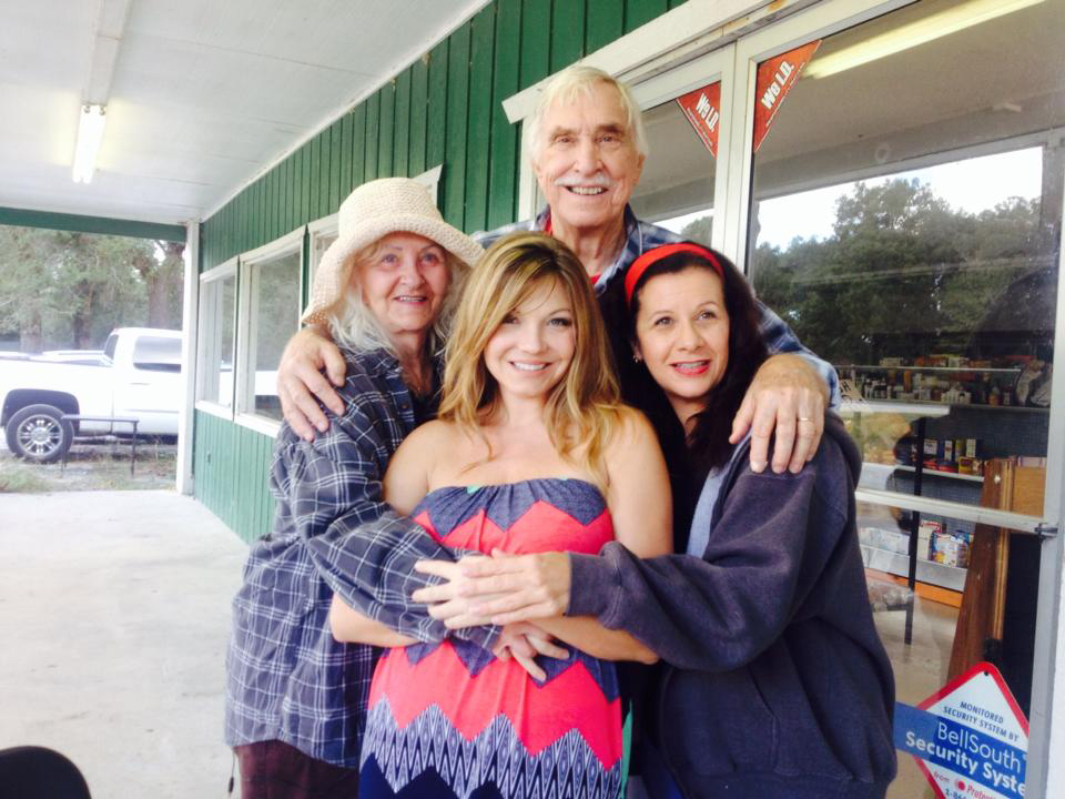 Michelle McCurry with cast members Fran Rimondi, William Grefé and another cast member. Courtesy photo