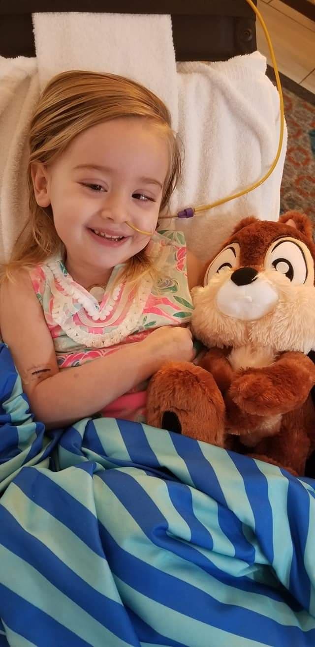 Mikaila enjoyed meeting all the Disney characters during her trip with The Make-A-Wish Foundation. Courtesy photo