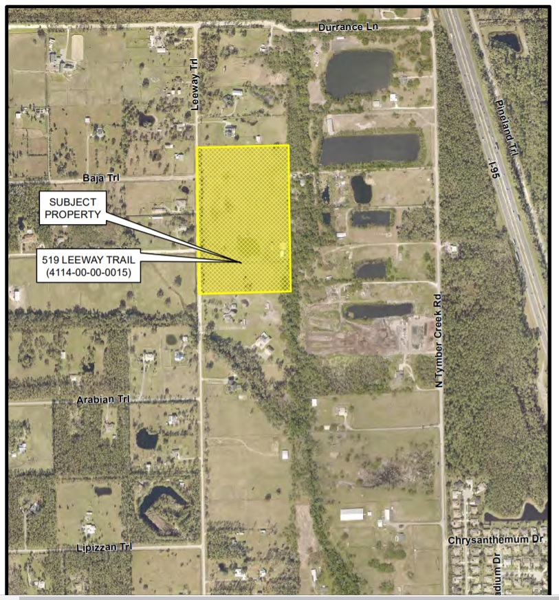 A landowner seeks to divide a 25-acre parcel into five-acre lots. Courtesy photo