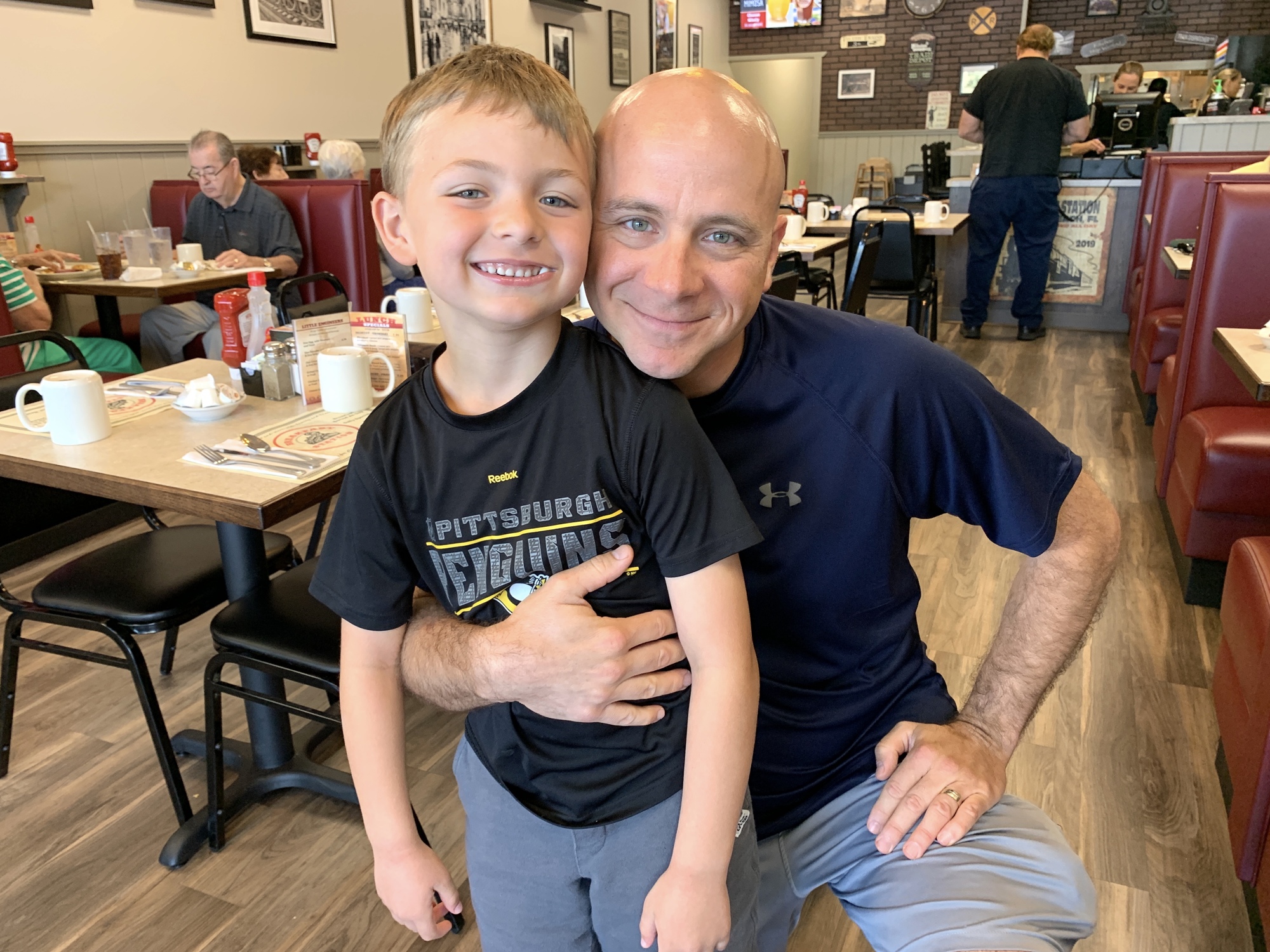 Mario joined his dad, Jimmy Abel, on Feb. 17. Jimmy said he had been there four days in a row. He drives from Palm Coast because he loves the food — and 