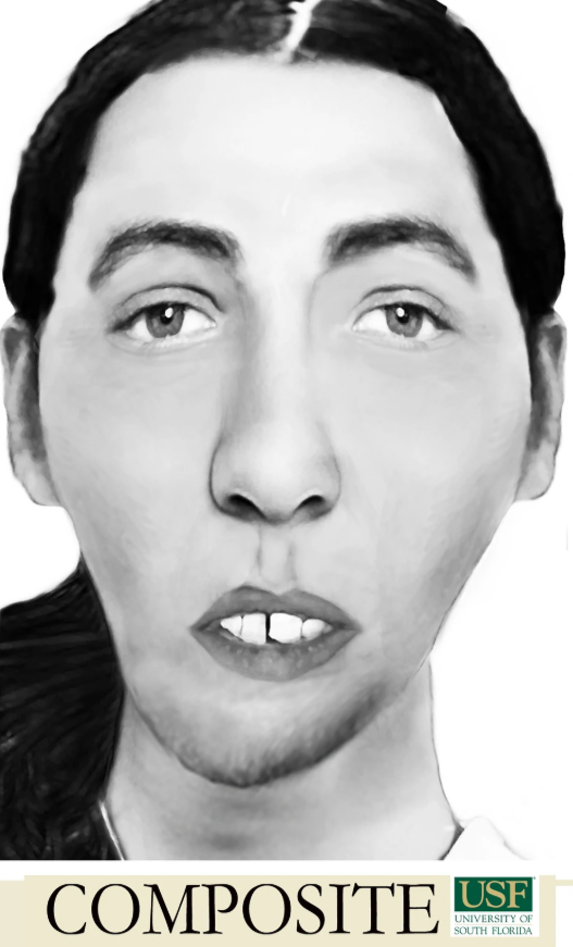 A composite sketch based on Evans remains was done in 2014 by the Florida Institute of Forensic Anthropology and Applied Science at the University of South Florida. Courtesy photo