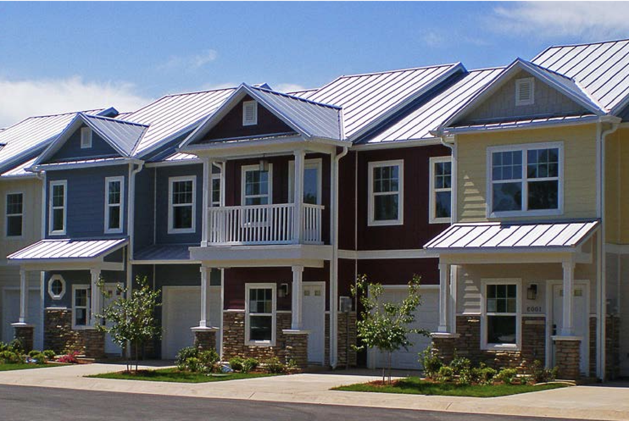 An example of what some of the attached single family homes look like in other Avalon Park developments in Florida. Courtesy of the city of Daytona Beach