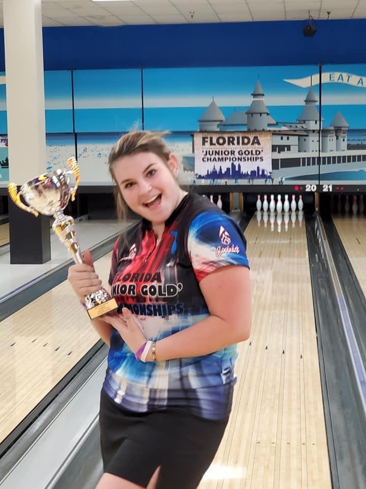 Kara Beissel, of Ormond Beach, was declared the FYBO Bowler of the Year. Courtesy photo