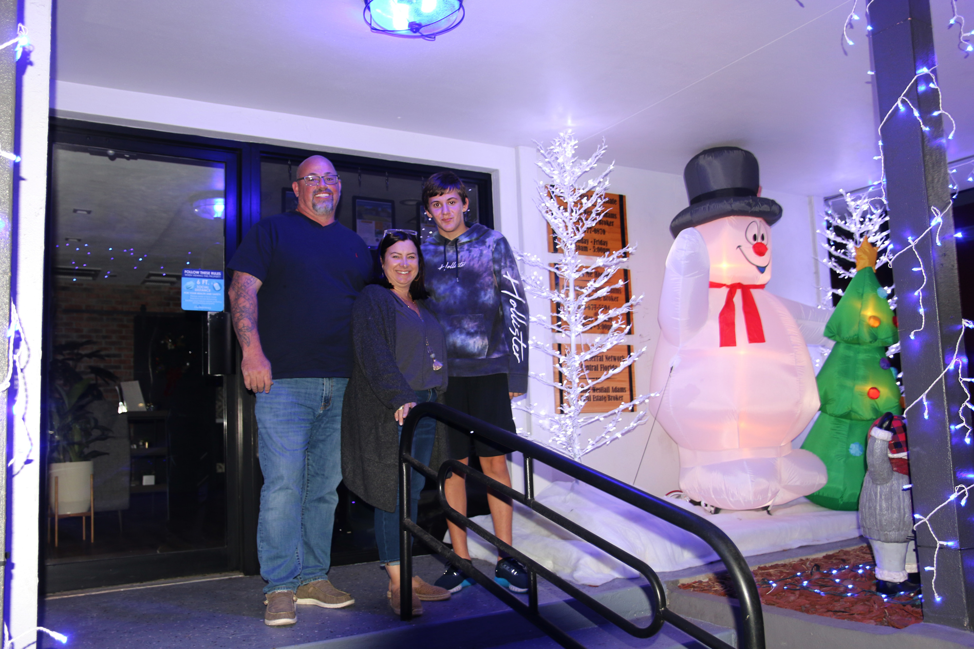 Hank Adams, Geri Westfall and their son Ricky. Photo by Jarleene Almenas