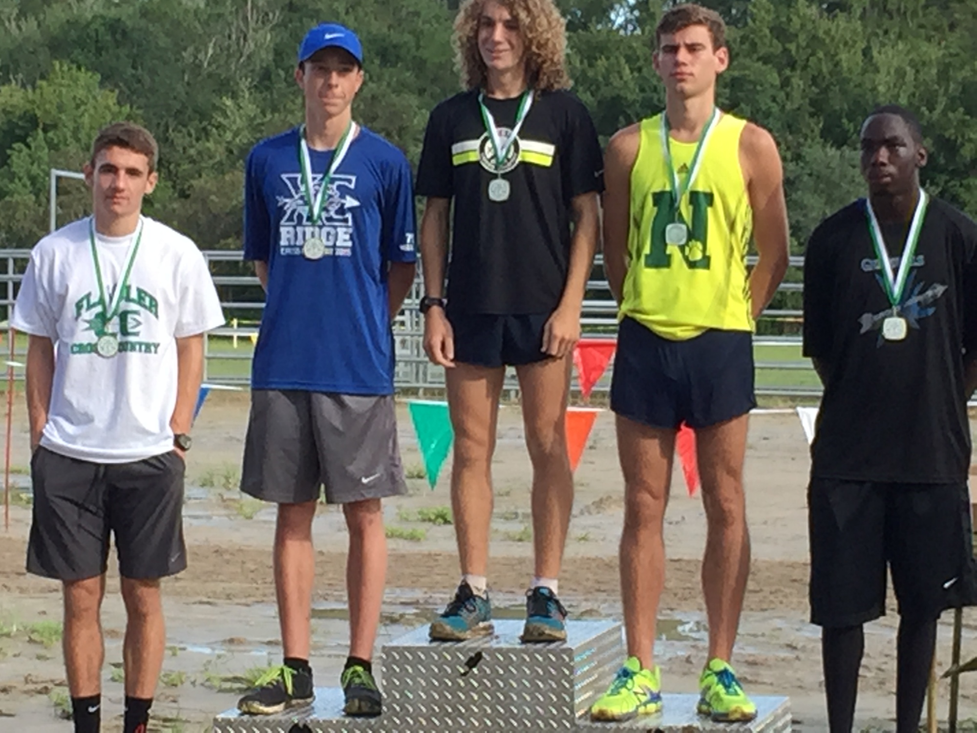 Justin Pacifico, on the left, won fourth place for the FPC Bulldogs. Courtesy photo