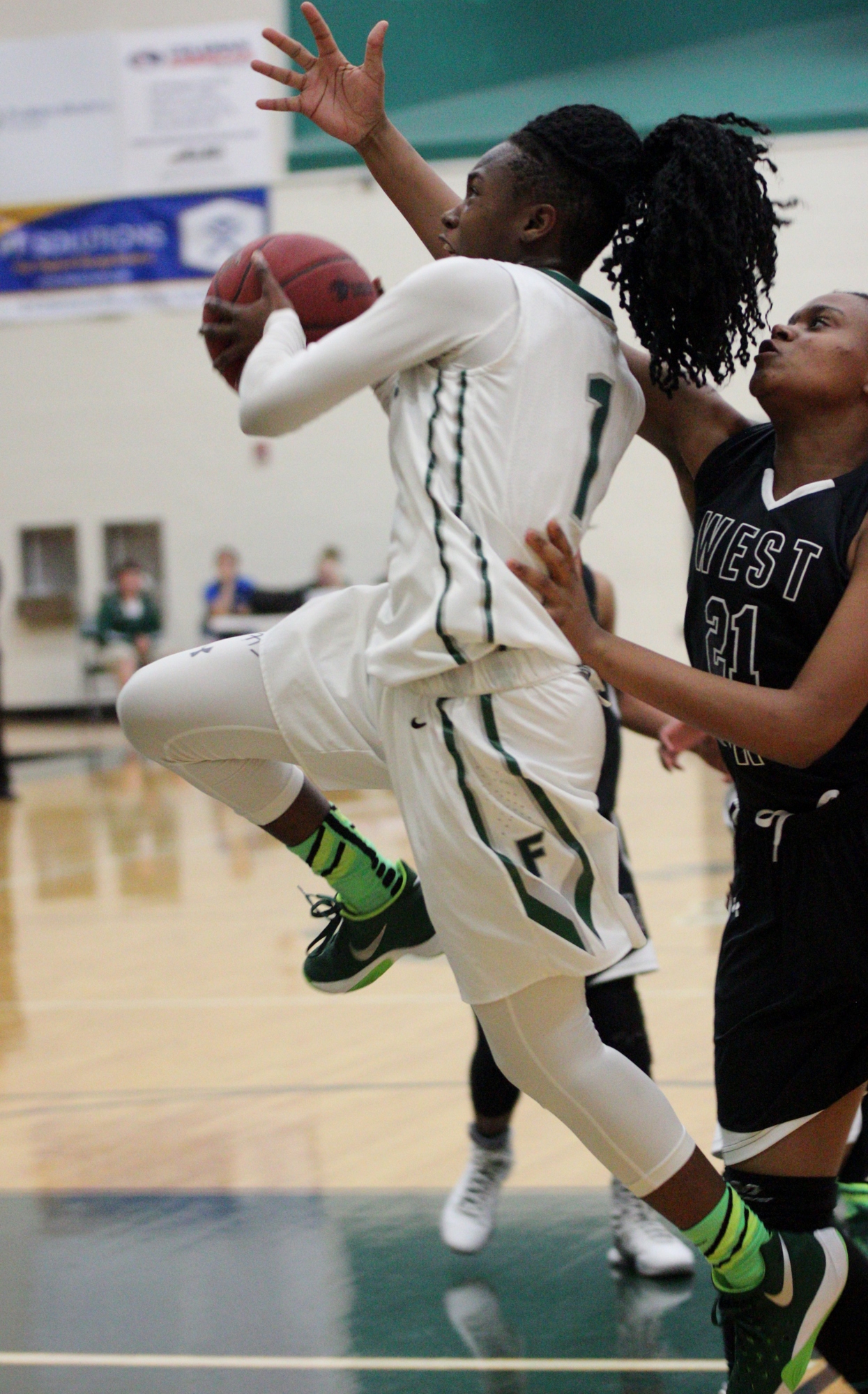 Ivana Boyd fearlessly penetrates the paint, drawing multiple fouls to help put her opposition in foul trouble.