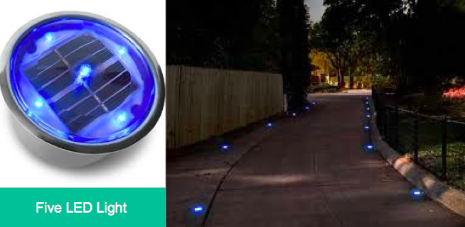 City Council members thought these solar LED lights favored by city staff may not be bright enough to provide safety for children walking to school. Image from city staff presentation