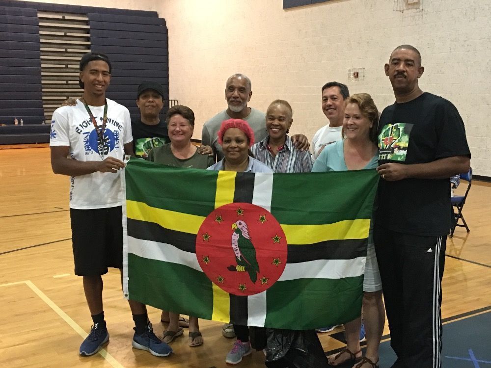 Locals raise money and package food to aid Dominica. Photo courtesy of Kathleen Panno