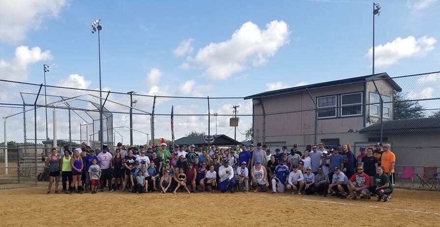 The first softball tournament for Toys for Toys was held on Dec. 3. Photo courtesy of Doreen Chase